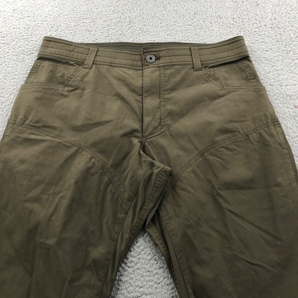 Kuhl Pant Men 34x32 Brown Free Radikl Outdoor Hiking Stretch Gorecore Perfomance